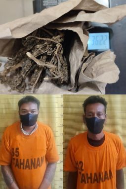 Polsek Binjai Kota, Ciduk Dua Pria Pengedar Narkoba