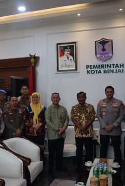 Kapolres Binjai Bersama PJU Gelar Kunjungan Silahturahmi DiKantor Walikota Binjai