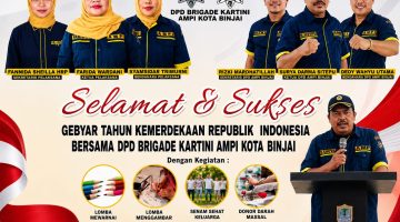 DPD AMPI Kota Binjai dan BRIG. Kartini AMPI Gelar Lomba Kreativitas Anak dalam Semarak HUT ke-81 Kemerdekaan RI