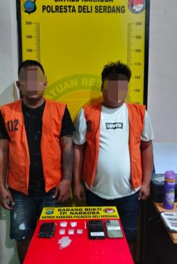 Gerebek Dua Lokasi di Tanjung Morawa, Satresnarkoba Polresta Deli Serdang Bekuk 3 Terduga Pengedar Sabu, 12 Gram Lebih Barang Bukti Disita